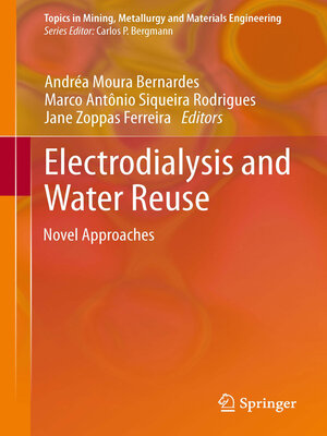 cover image of Electrodialysis and Water Reuse